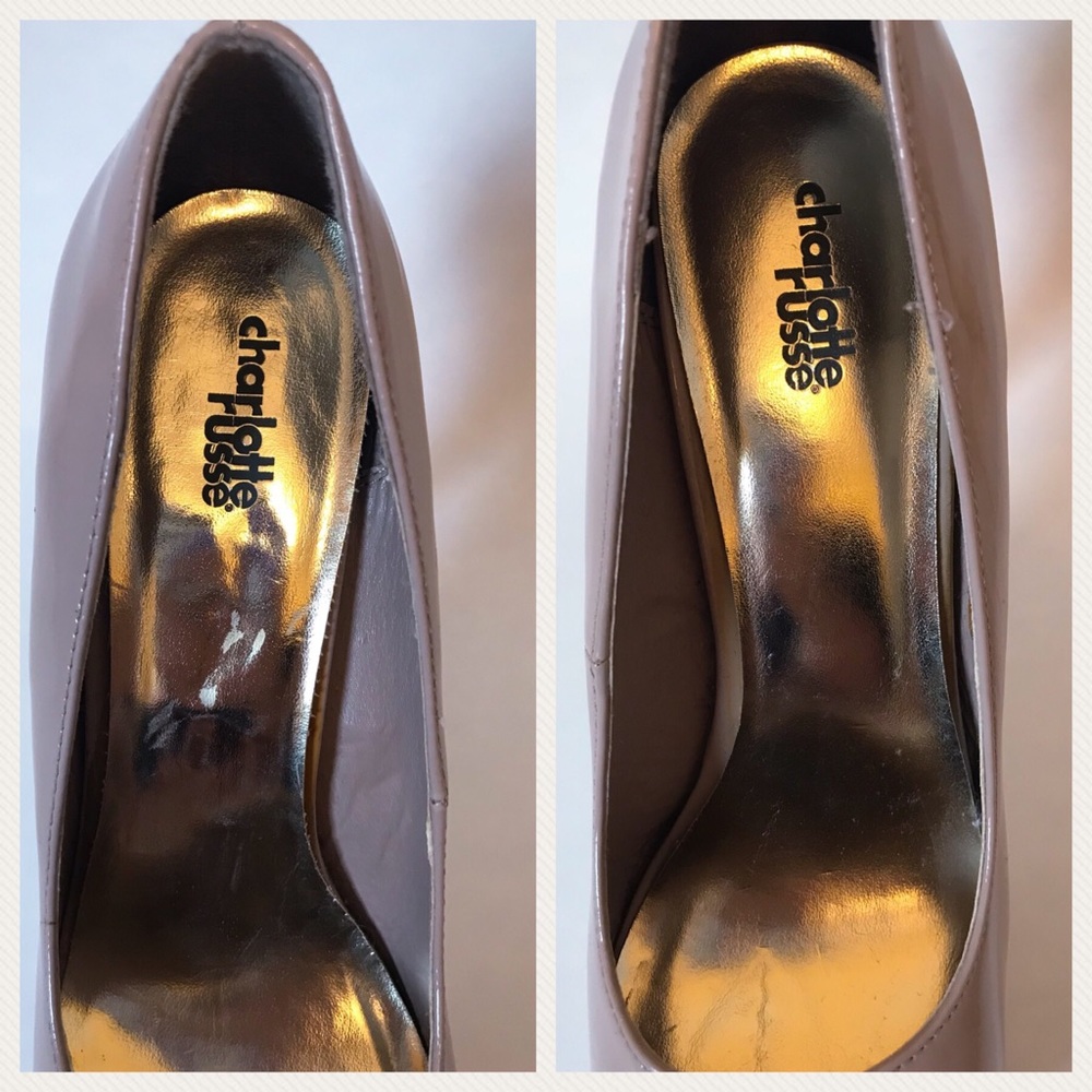 Charlotte Russe Tan Platform Pump 10 - Picture 8 of 8
